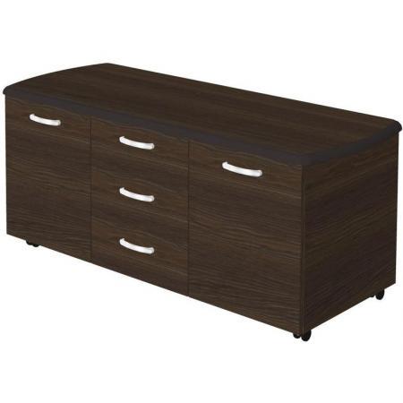 Тумба подкатная подкатная New.Tone Nt-32 (орех Ондо, 1320х530х565 мм, 3 ящика)